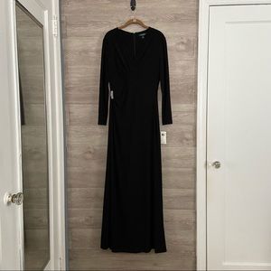 Lauren Ralph Lauren Jersey Long Sleeve Gown
